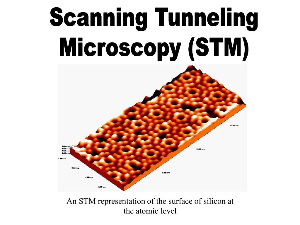 Ppt Scanning Tunneling Microscopy Stm Powerpoint Presentation Free