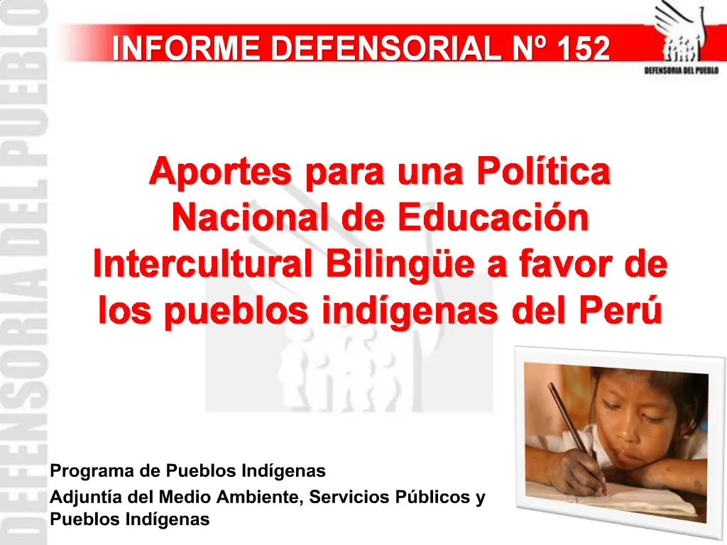 Ppt Aportes Para Una Pol Tica Nacional De Educaci N Intercultural