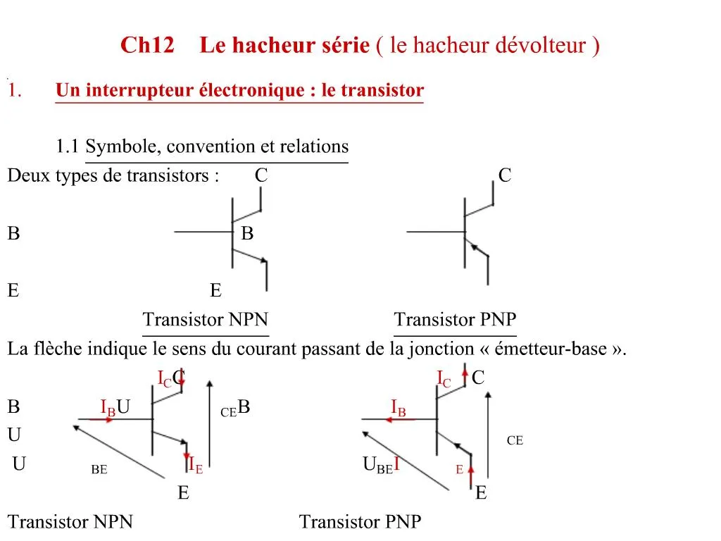 Ppt Ch Le Hacheur S Rie Le Hacheur D Volteur Powerpoint