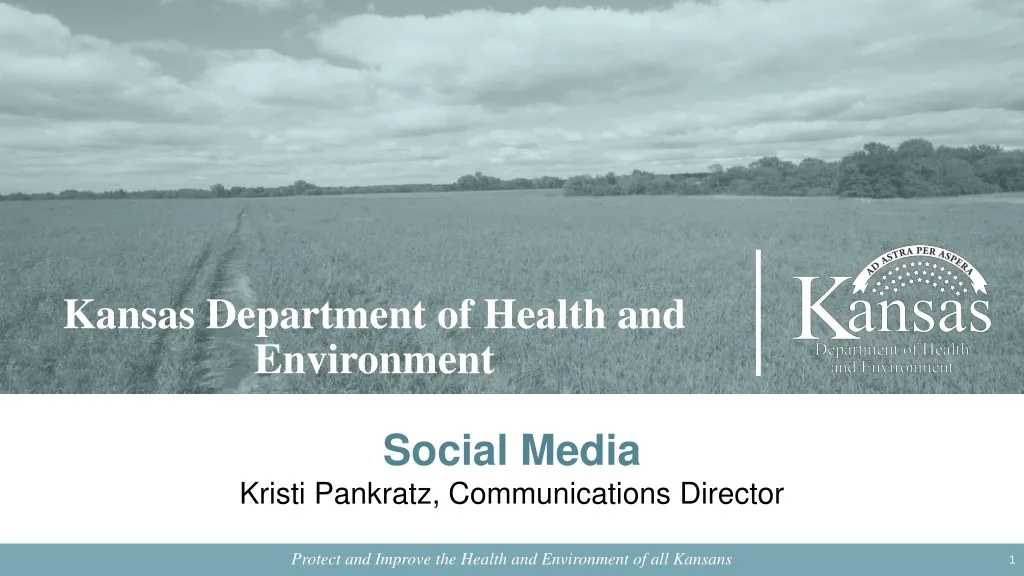 PPT Kansas Department Of Health And Environment PowerPoint