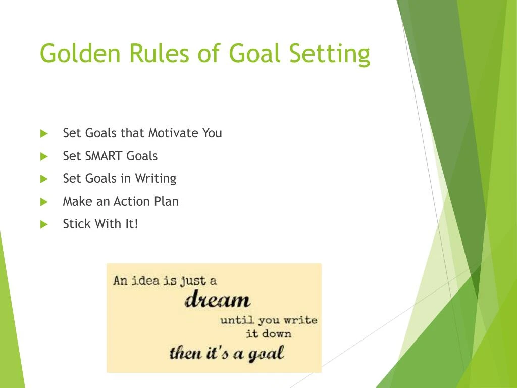 Ppt Goal Setting Powerpoint Presentation Id7127979 4885