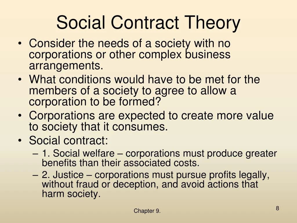 what is the social contract theory in simple terms