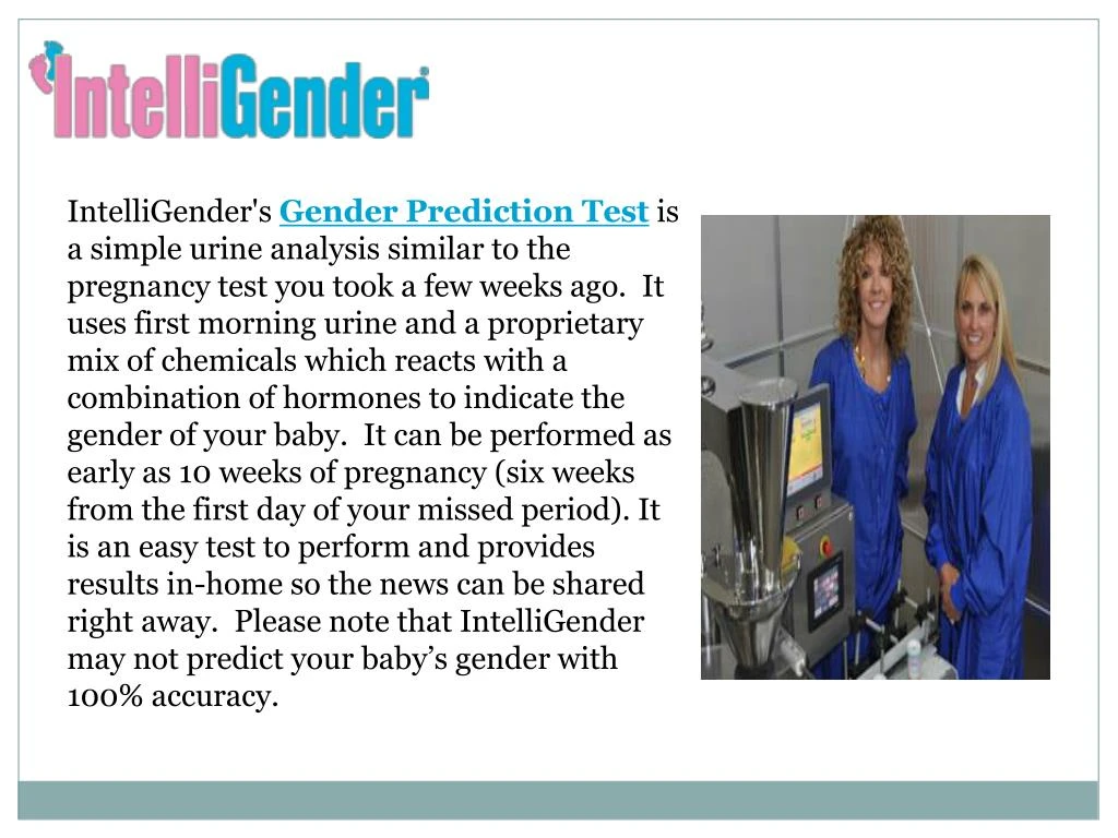 PPT Gender Predictor Test PowerPoint Presentation ID 7161093