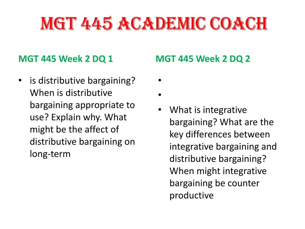 MGT 445 WEEK 4 Third Party Conflict Resolution Paper