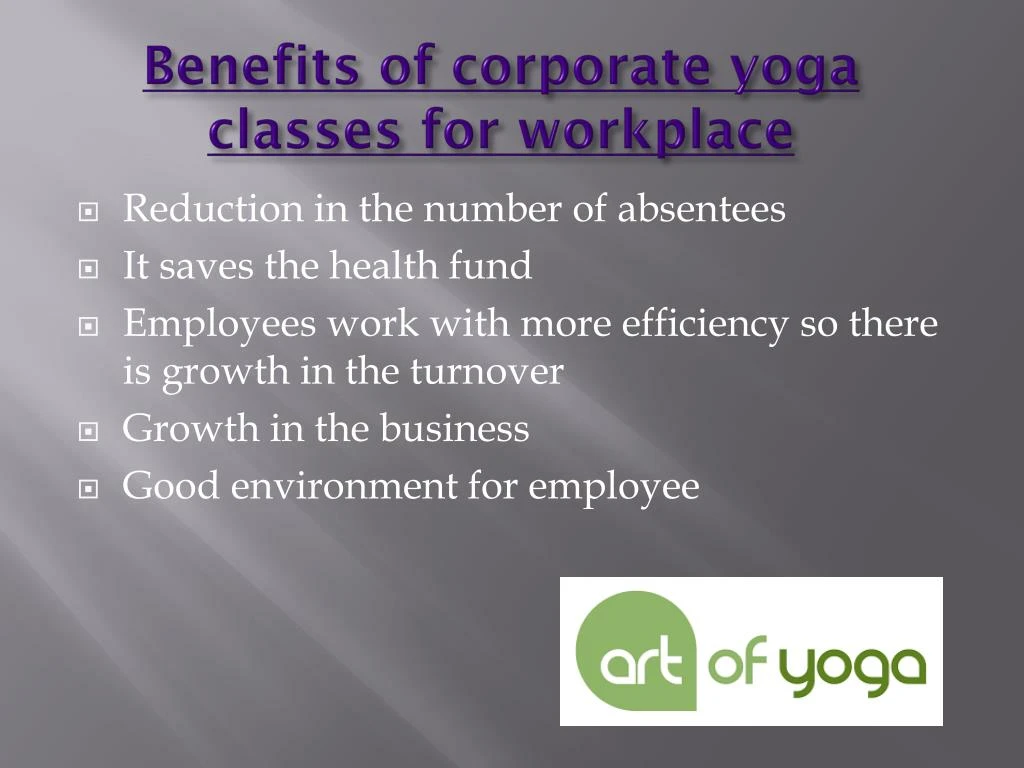 office yoga benefits