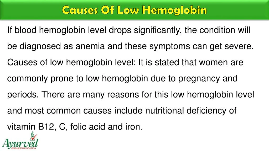 What Causes A Baby's Hemoglobin To Be Low at Jose Parker blog