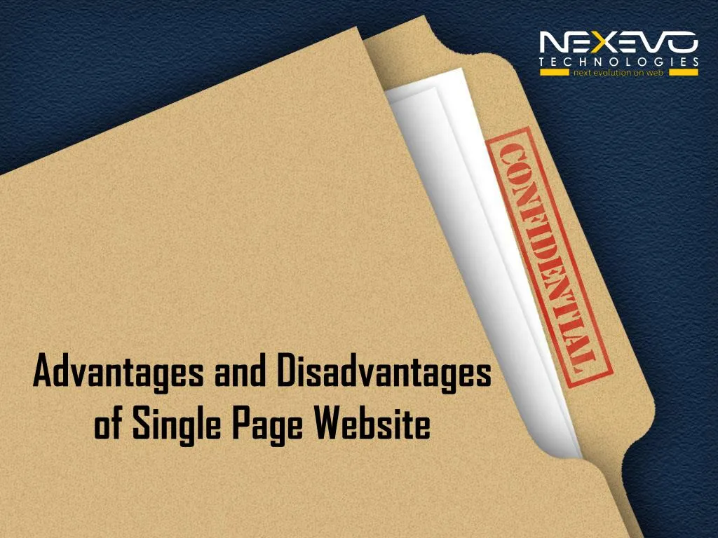 Ppt Advantage And Disadvantage Of A Single Page Website