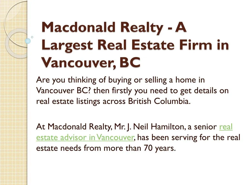 Mcdonalds Realty