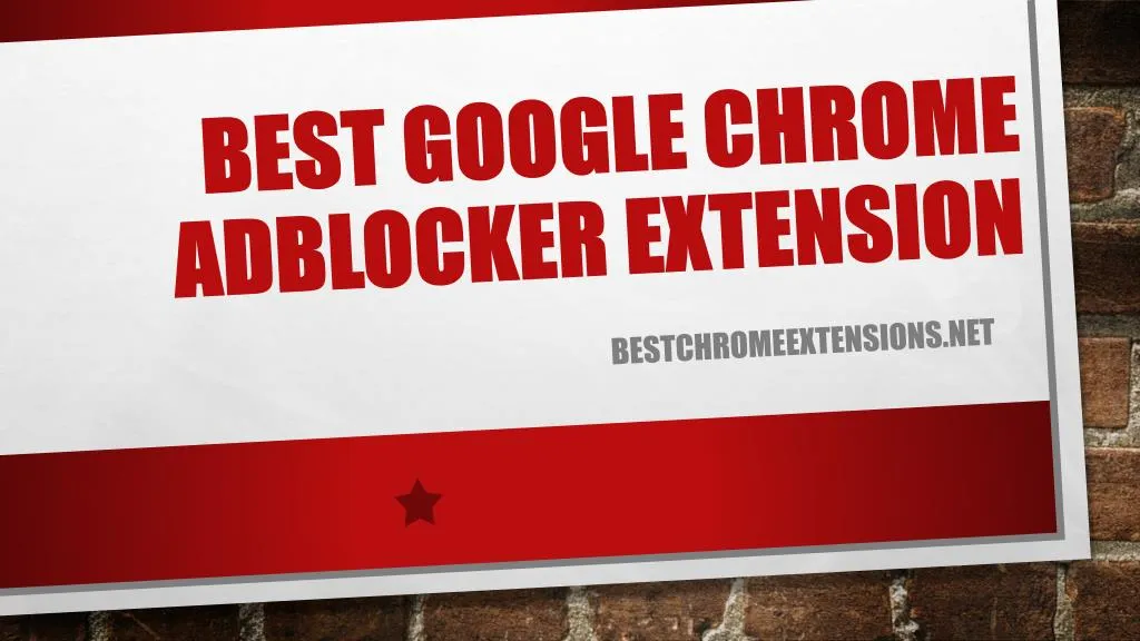 adblocker chrome extension