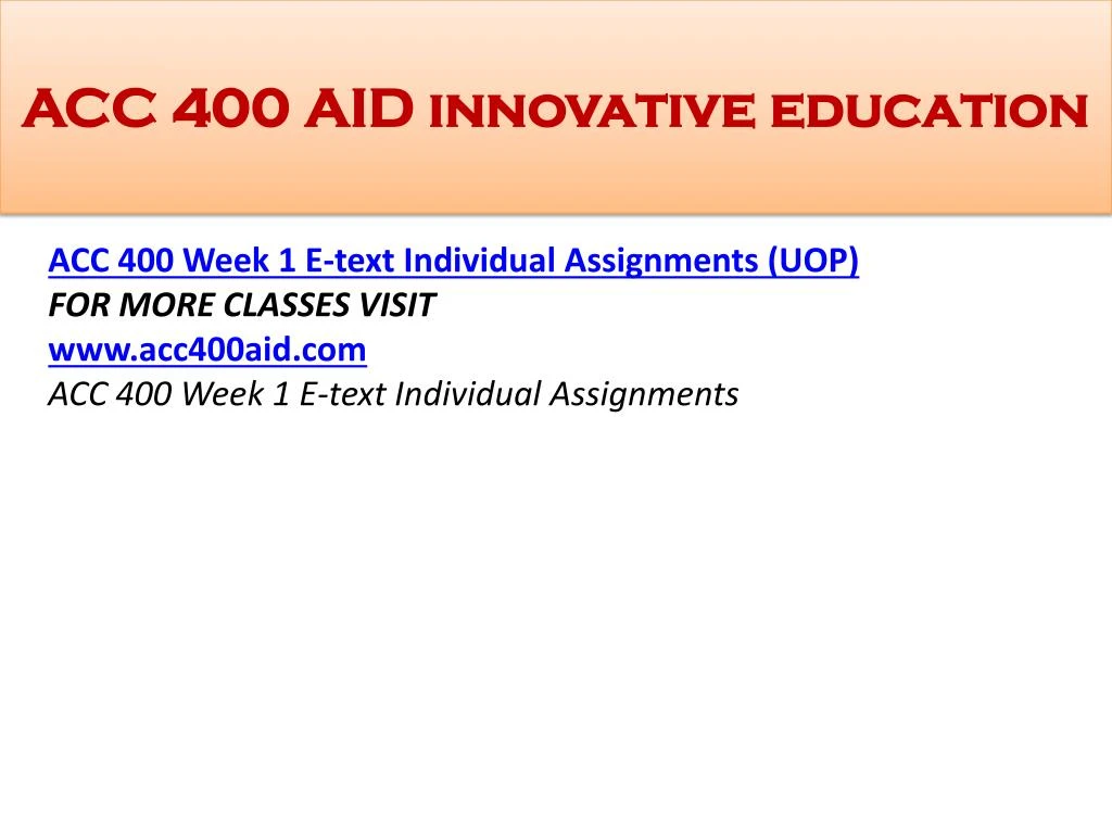 acc 400 week 1 e text individual acc 400 week 1 e text individual