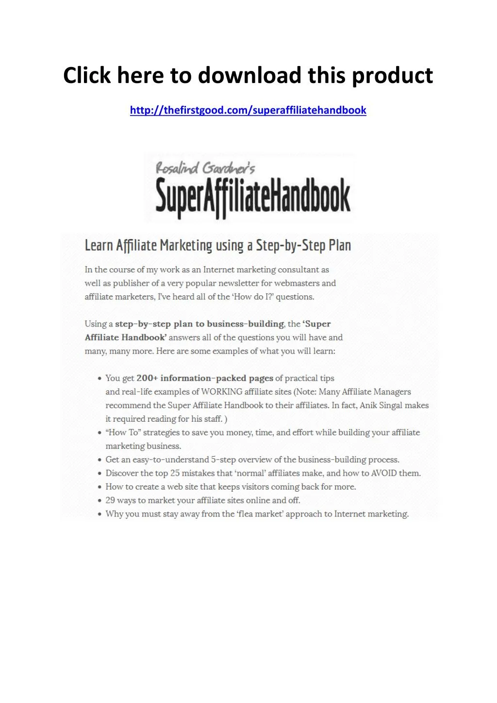 super affiliate handbook pdf free