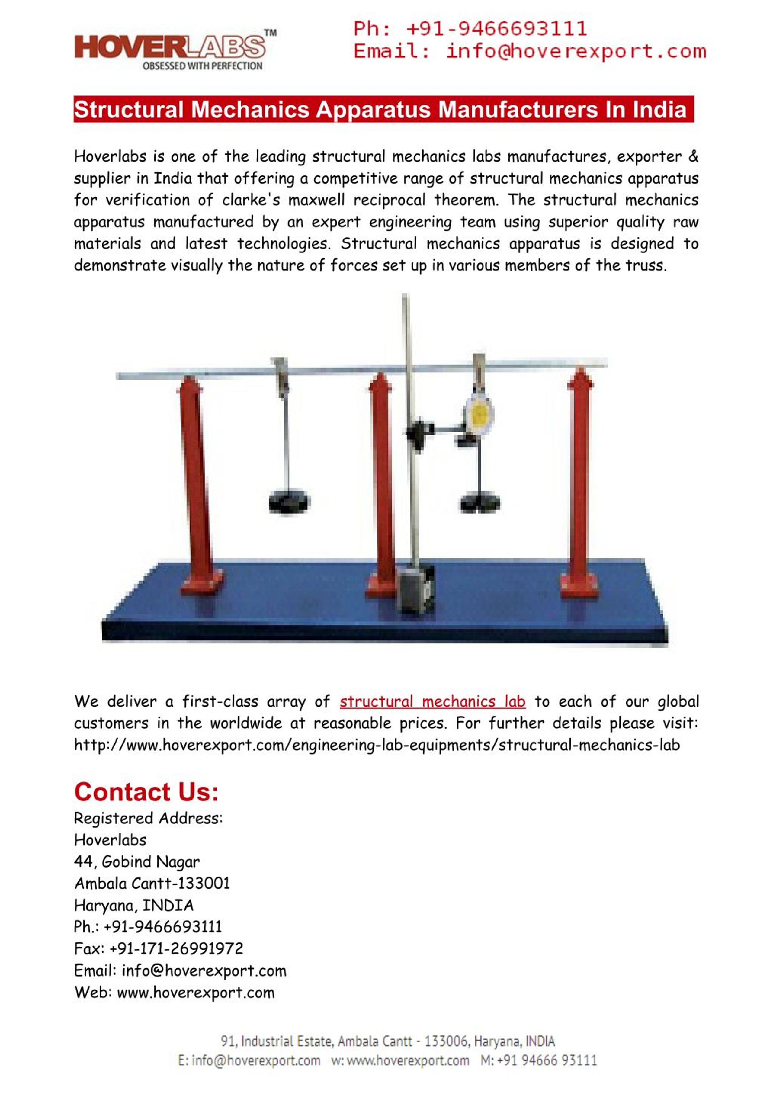 Ppt Structural Mechanics Apparatus Manufacturers India Powerpoint