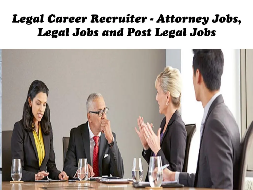 International legal recruitment jobs