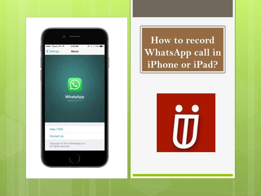 record whatsapp calls iphone