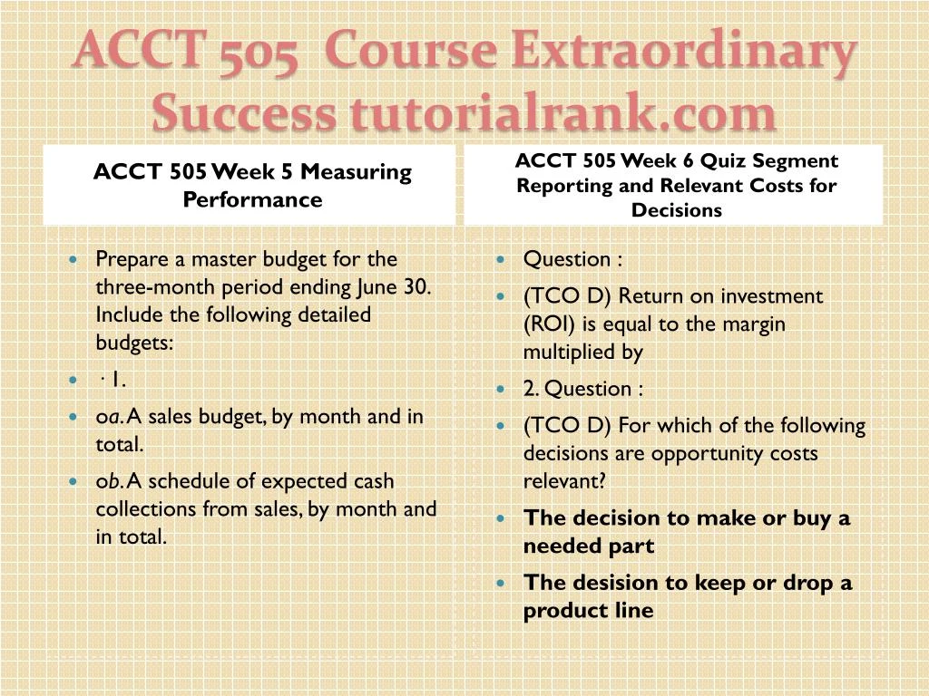 acct 505 course project b clark Acc505 managerial accounting course project b (in zip file) clark paints: the production department has been investigating possible ways to trim total production costs. acct 505 course project b clark Acc505 managerial accounting course project b (in zip file) clark paints: the production department has been investigating possible ways to trim total production costs.