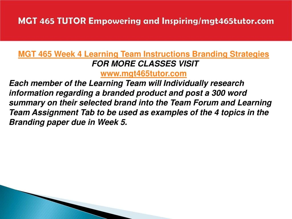 Small Business Research Paper