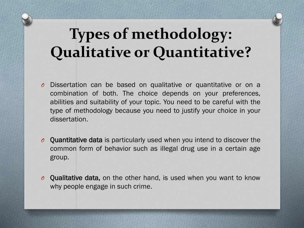 How to present qualitative data in a dissertation