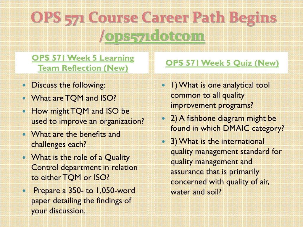 ops 571 week 5 learning team Ops 571 week 5 dq 1 published on jan 27, ops 571 new week 6 team assignment process improvement ppt ops 571 new week 3 learning team reflection. ops 571 week 5 learning team Ops 571 week 5 dq 1 published on jan 27, ops 571 new week 6 team assignment process improvement ppt ops 571 new week 3 learning team reflection.