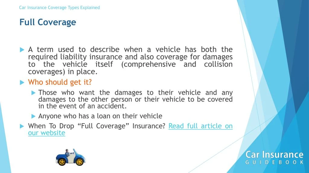 What does fully comprehensive car insurance cover?