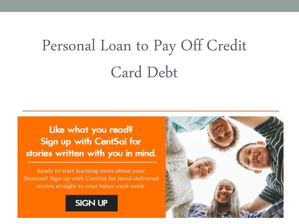 Is Personal Loan Good For Credit Card Debt