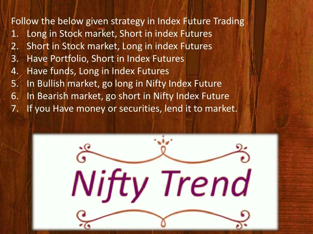 Intraday trading strategies ppt