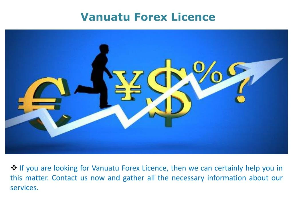 Forex license in vanuatu