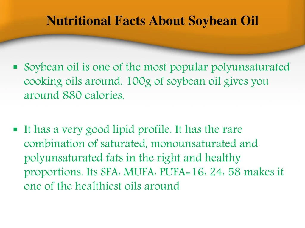 PPT Top 5 health benefits of soybean oil PowerPoint Presentation ID7399544