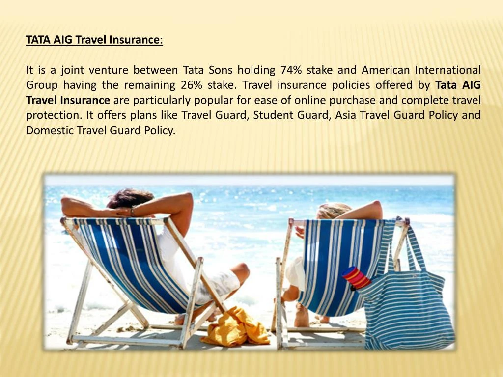 Tata Aig Travel Guard Premium Chart