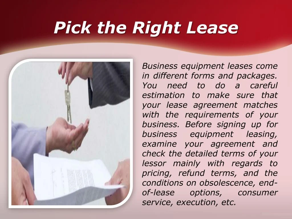 Equipment Leasing Business Plan