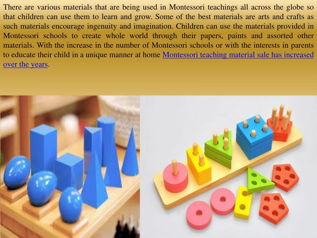 PPT Montessori Teaching Materials An Incredibly Easy Method to know