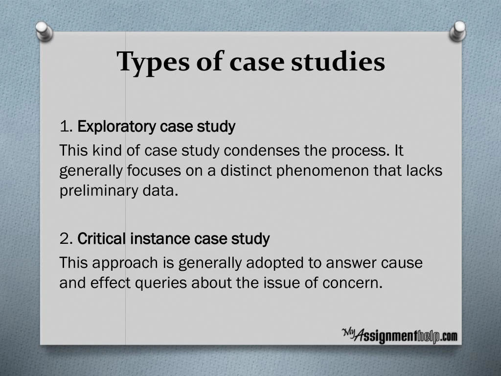 different types of case studies