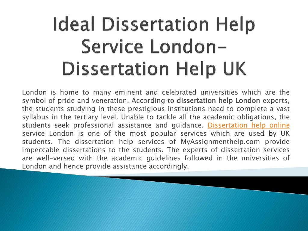 dissertation guidance uk