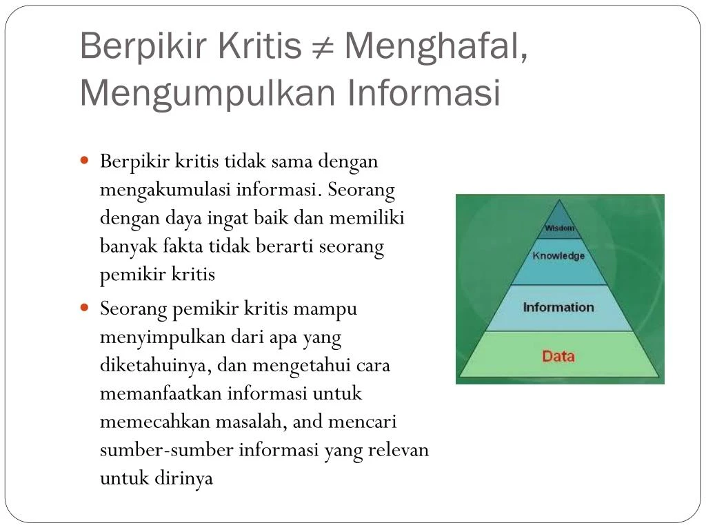 Pengertian Berpikir Kritis Pdf - textbookbookcom