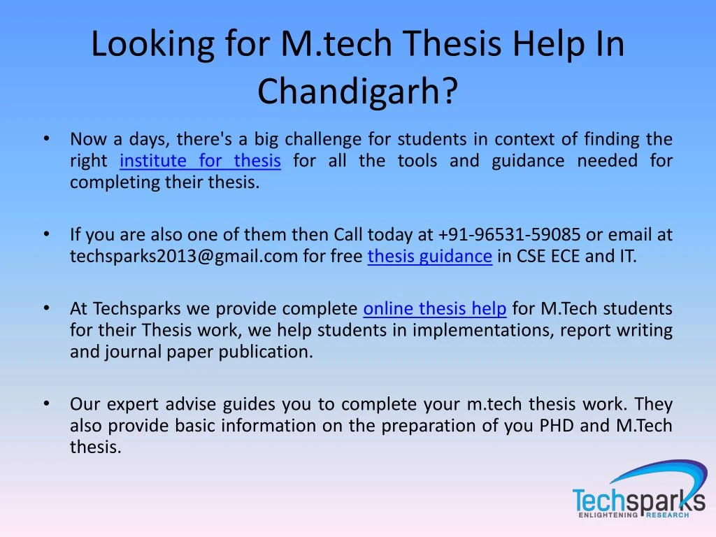 m tech thesis help in delhi