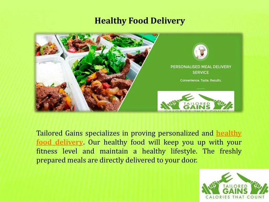 home meal delivery service healthy