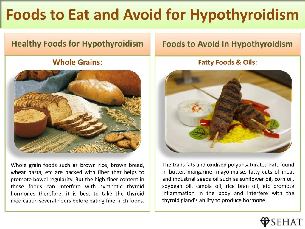 Ppt Foods To Eat And Avoid For Hypothyroidism Sehat Powerpoint