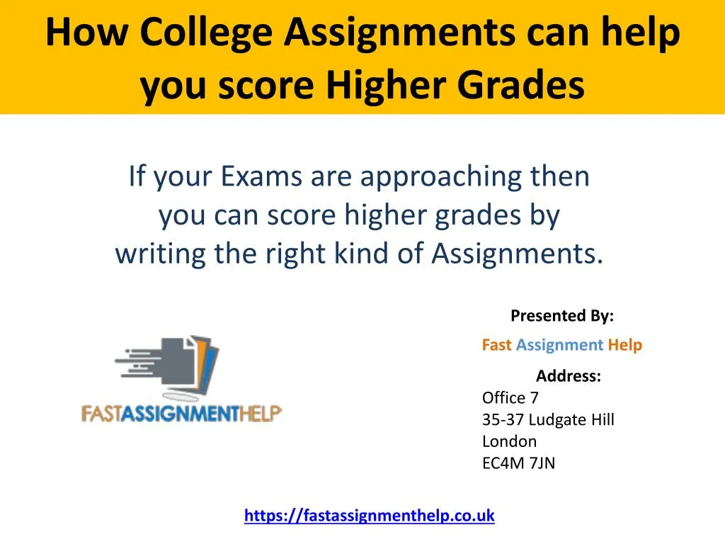 College Essay Assignment
