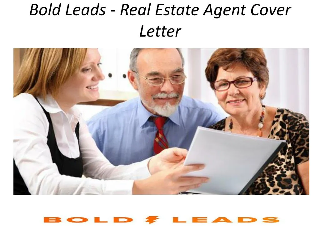 PPT - Bold Leads - Real Estate Agent Cover Letter ...