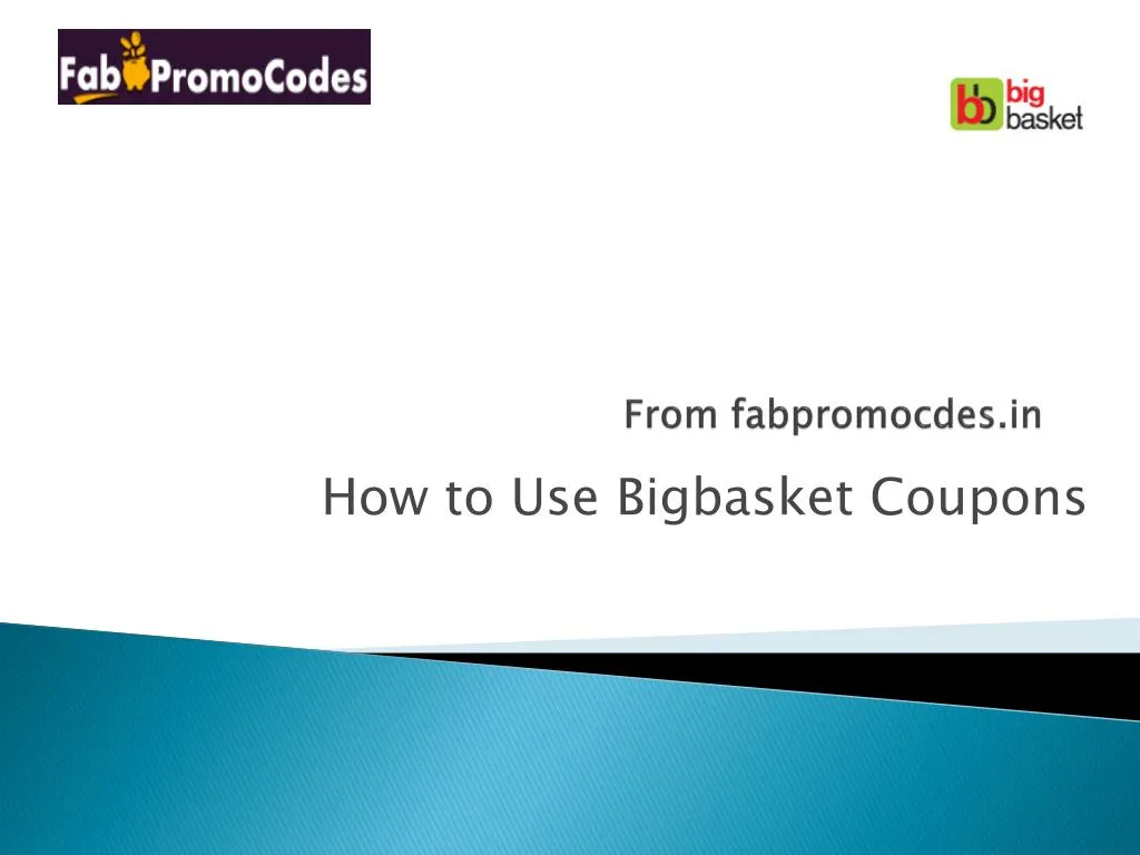 Bigbasket discount coupon