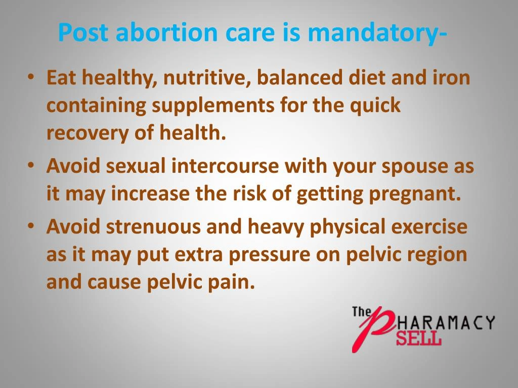 PPT Now, Safe Abortion Is Possible At Home With MTP KIT