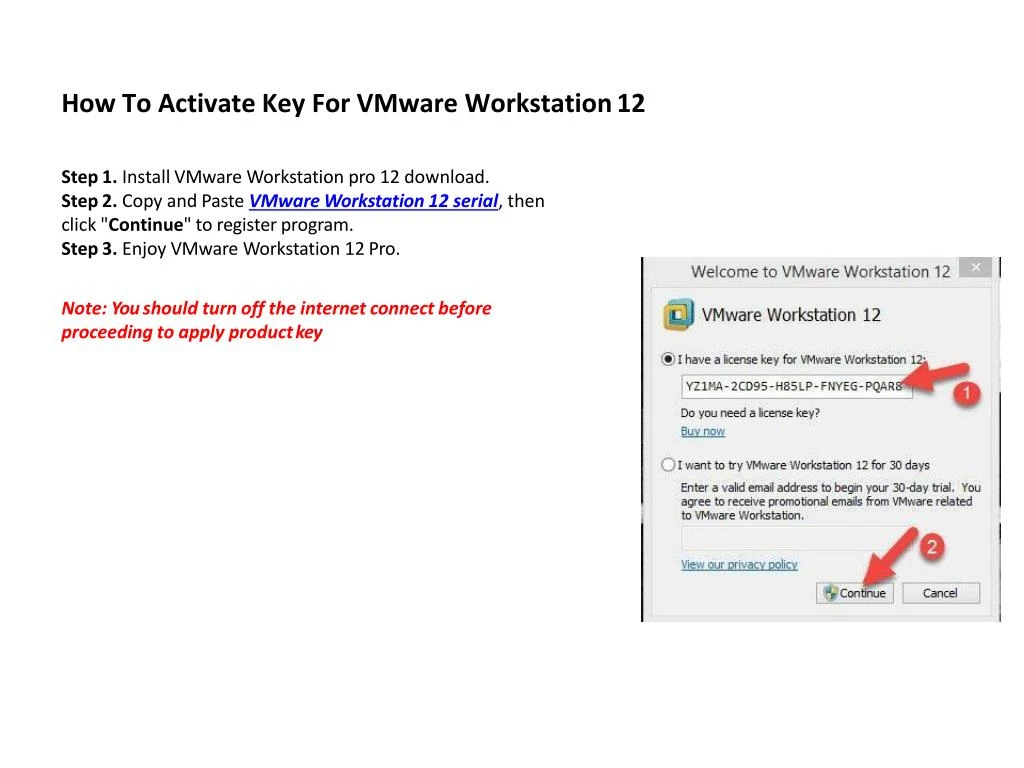 vmware player 12 license key