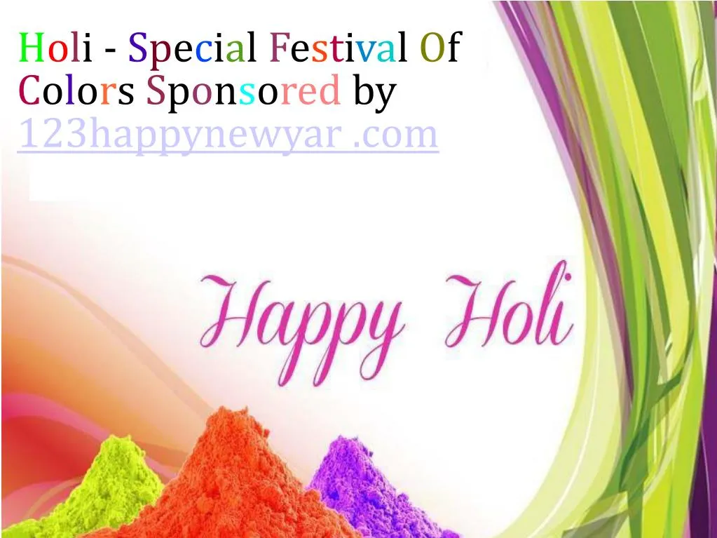 Ppt Holi Festival Celebration Powerpoint Presentation Id7521911