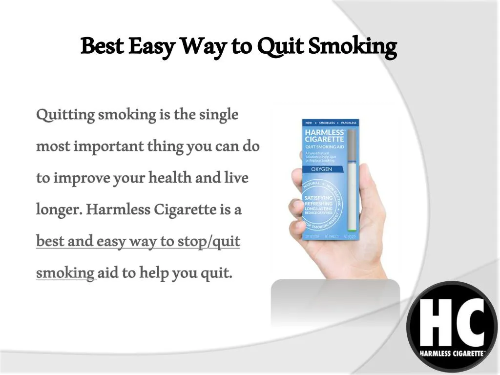 best way to quit smoking