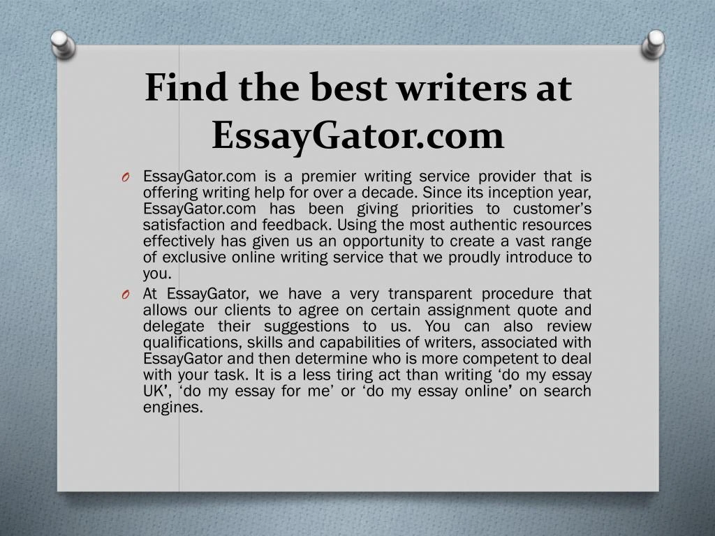 Do my essay online