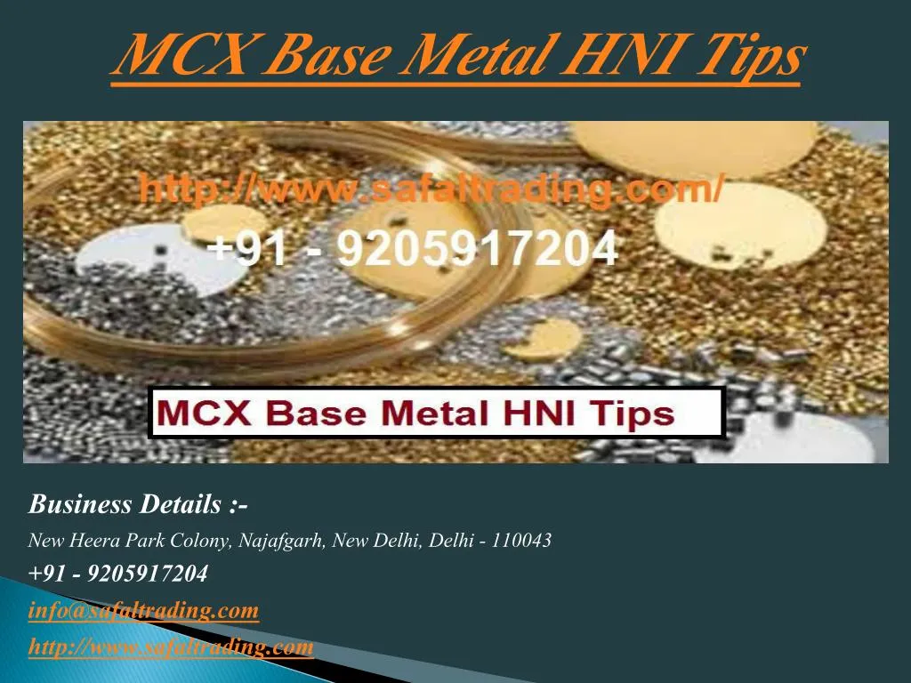 Trading strategies for base metals