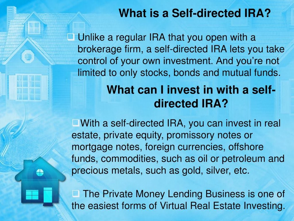 PPT - How to Invest in Real Estate With a Self Directed ...