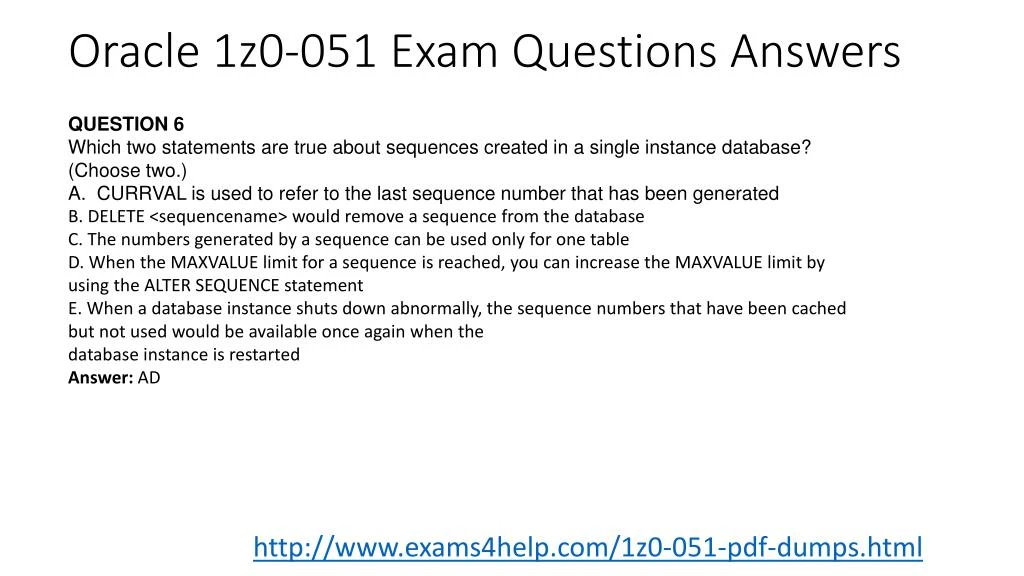 Detailed 1Z0-106 Study Plan