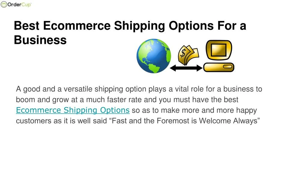 Best shipping options for small businesses