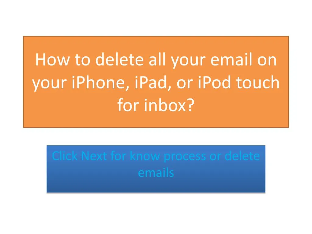 How to Delete All Emails on iPhone 6/6s in iOS 9// - iMobie how to delete all your emails on iphone at once
