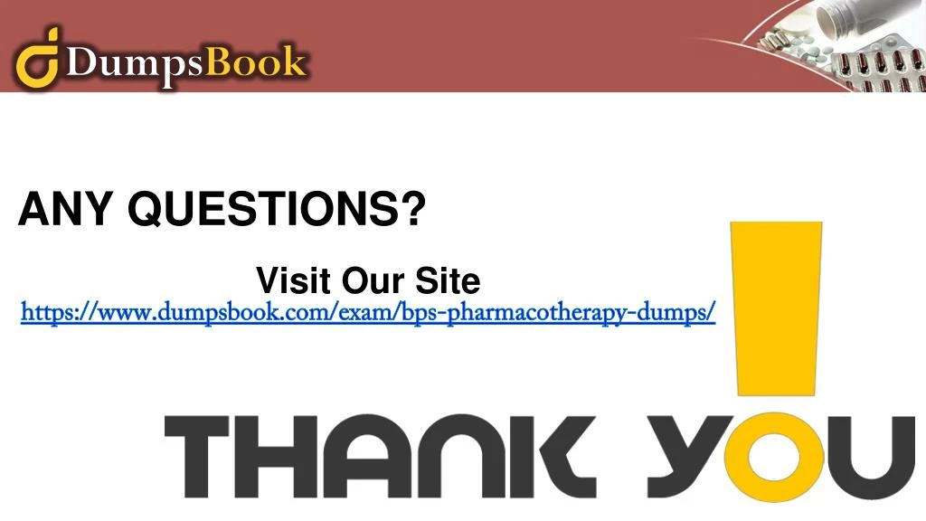 Latest BPS-Pharmacotherapy Dumps Questions